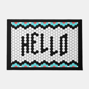 Paillasson Couleur Hello Tile Design
