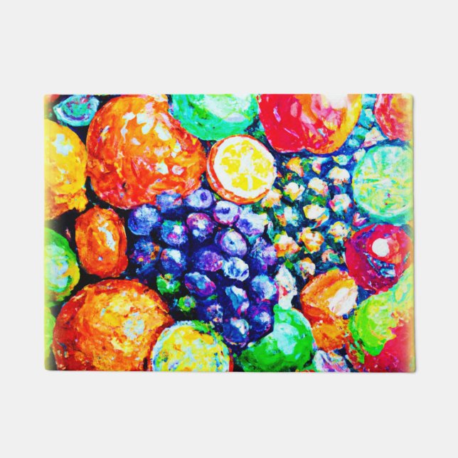 Paillasson Couleur vibrante des fruits. Commandez dès mainten (Devant)