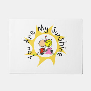 Paillasson Couple in Love You Are My Sunshine Doormat