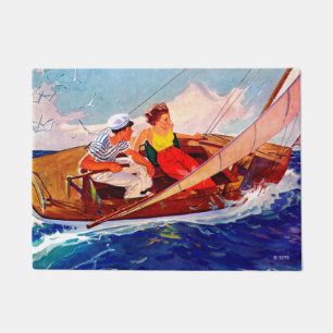 Paillasson Couple Sailing par R.J. Cavaliere