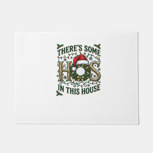 Paillasson Couronne de Noël de Hos House Chapeau de Père Noël