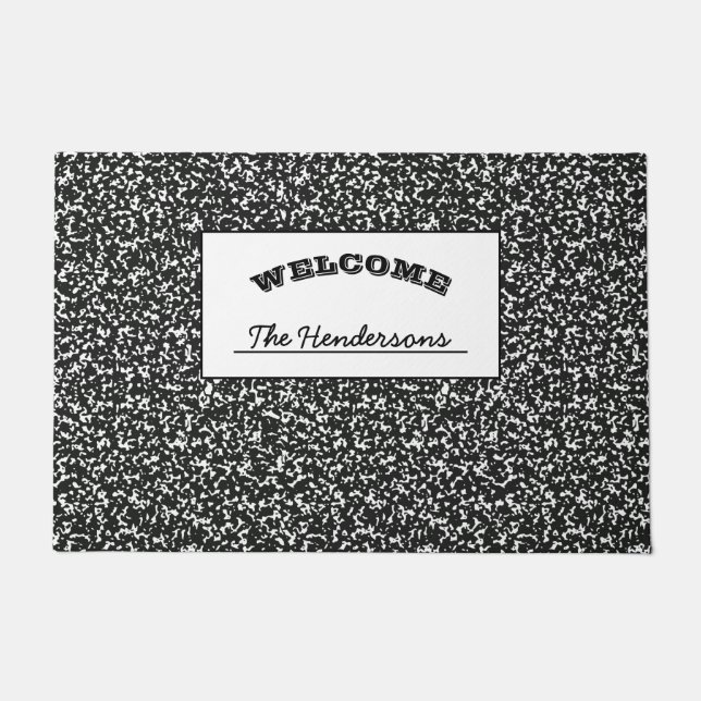 Paillasson Couverture du livre de composition Accueil (Devant)