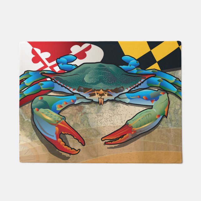Paillasson Crabe bleu du Maryland (Devant)
