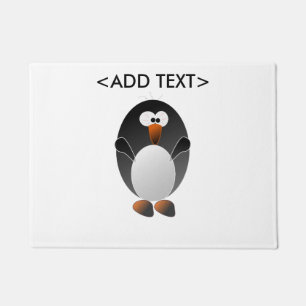 Paillasson Créez un pingouin de Linux