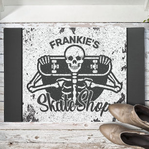 Paillasson Custom ADD NAME Skull Skate Shop
