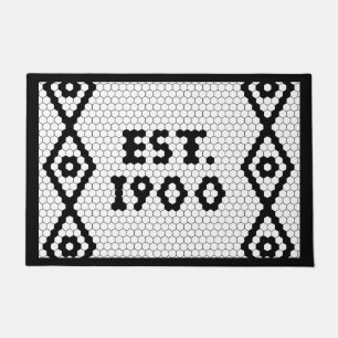 Paillasson Custom Etabli 1900 Hex Tile Doormat 3