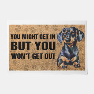 Paillasson Custom Welcome Mat/Dog Lover/Dachshund Decor