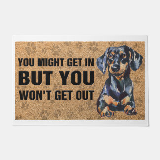 Paillasson Custom Welcome Mat/Dog Lover/Dachshund Decor