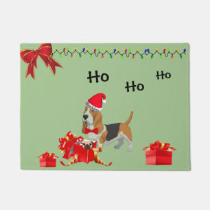 Paillasson Cute Basset Hound Mat de bienvenue