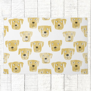Paillasson Cute Golden Labrador Retriever Chien Motif