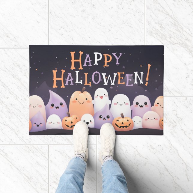 Paillasson Cute Halloween Kawaii Ghost (Intérieur)