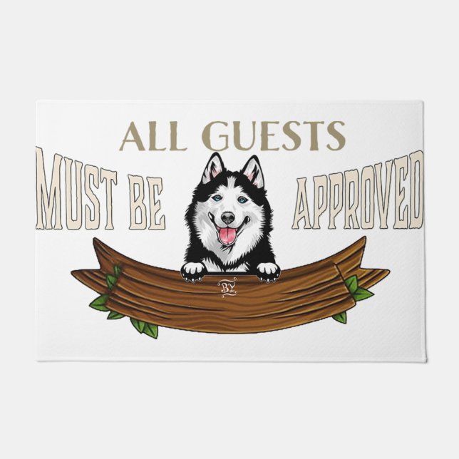 Paillasson Cute Husky Quotes Rug (Devant)
