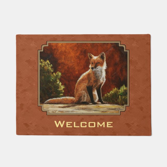 Paillasson Cute Red Fox (Devant)