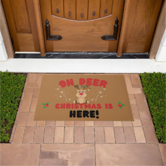 Paillasson Cute Reindeer Christmas Doormat