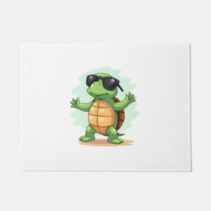Paillasson Dabbing Sea Turtle Amoureux des animaux Sauvez Les