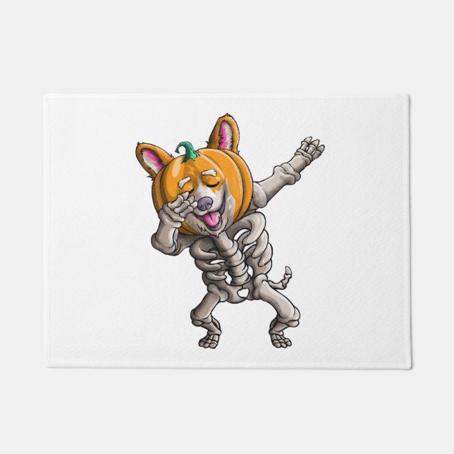 Paillasson Dabeton Corgi Cute Halloween Corgi Funny (Devant)
