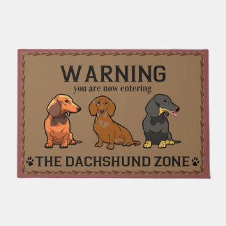 Paillasson Dachshund Lover Cadeau, Dachshund Doormat
