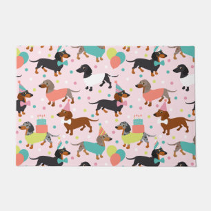Paillasson Dachshund Party