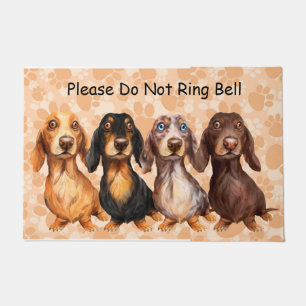 Paillasson Dachshund Welcome Doormat