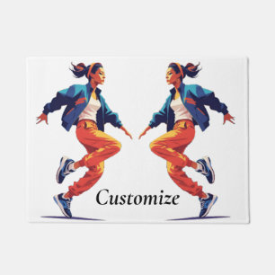 Paillasson Danseuse Hip Hop Thunder_Cove