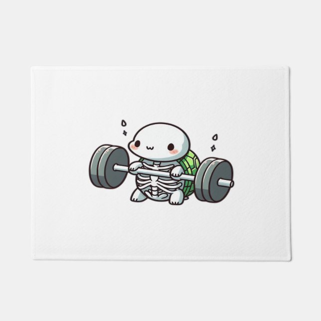Paillasson Deadlift Cute Turtle Classic T-Shirt (Devant)