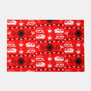 Paillasson Décor camping Caravan