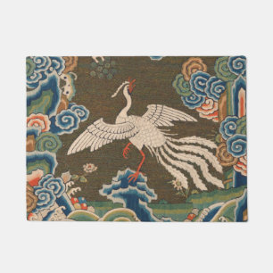Paillasson Décor d'antiquité chinois d'oiseaux