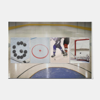 Paillasson Décor De Jeux De Sport, Aire De Jeu De Hockey