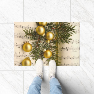 Paillasson Décor de Noël Golden Melody