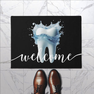 Paillasson Dentiste Bright Tooth & Water Bureau dentaire mode