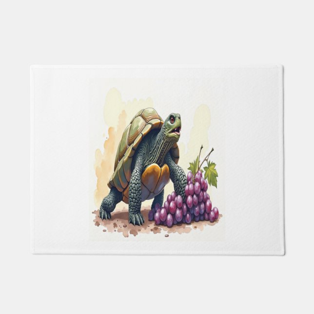 Paillasson Des Raisins Furieux De Stomping De Tortues. (Devant)