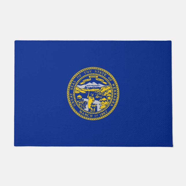 Paillasson Design du drapeau de l'État du Nebraska (Devant)