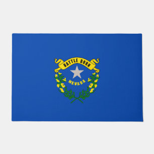 Paillasson Design du drapeau d'état du Nevada
