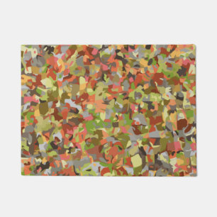 Paillasson Design multicolore Abstrait pour vêtements et dé