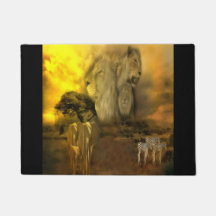 Dessin de safari de lions
