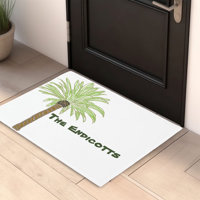 Paillasson Dessin Palm Tree (Créateur téléchargé)