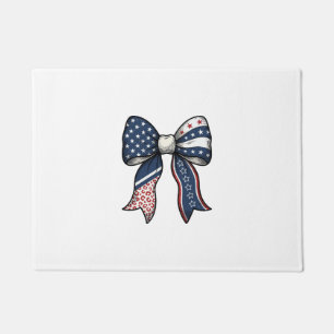 Paillasson Dessin vectoriel de nœud gravé vintage patriotique