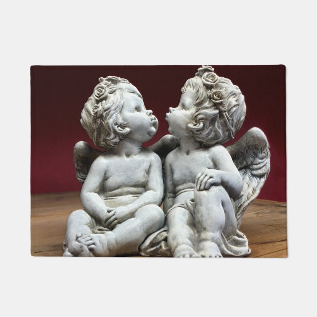 Paillasson Deux Cherubs Ange Céleste (Devant)