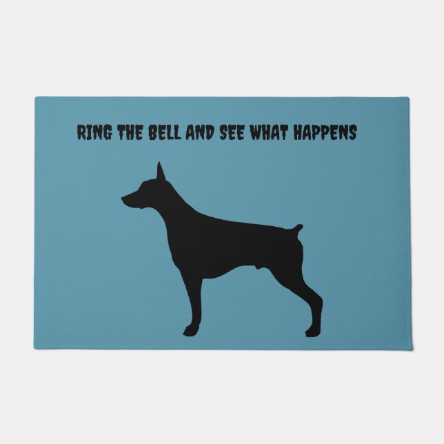Paillasson Doberman Silhouette (Devant)