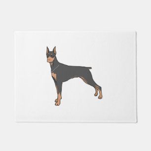 Paillasson doberman toon
