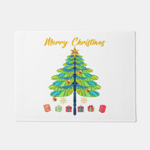 Paillasson Don d'arbre de Noël de libellule