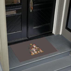 Paillasson Don de chien   Christmas Tree English Chien de tau