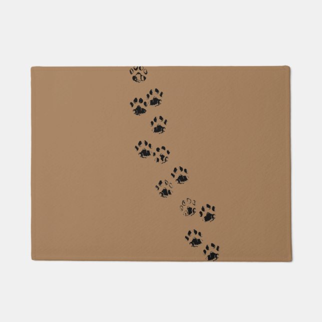 PAILLASSON DOORMAT -CAT EMPREINTES DE PATTES/PISTES (Devant)