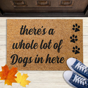 Paillasson Doormat Paw Doormat - Il y a beaucoup de chiens ic