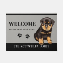 Doormat Rottweiler