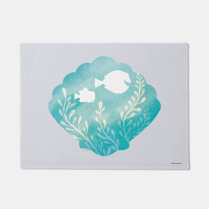 Paillasson Dory et Nemo Graphique de la coque aquarelle