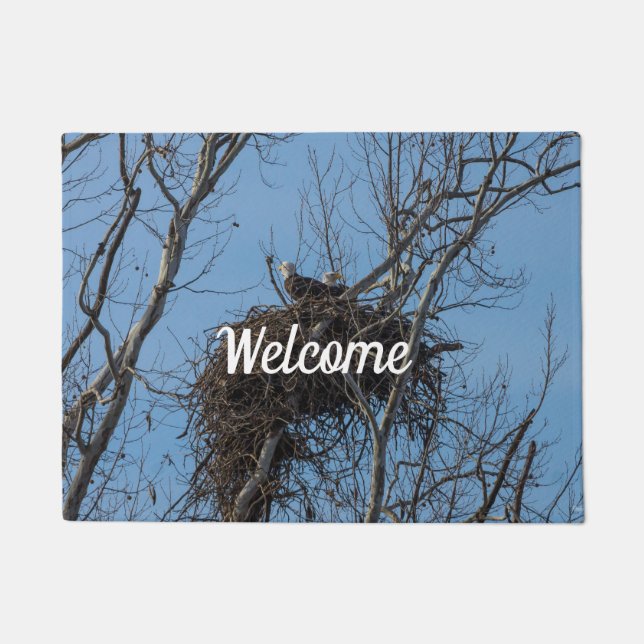 Paillasson Double Aigle Trouble de bienvenue (Devant)