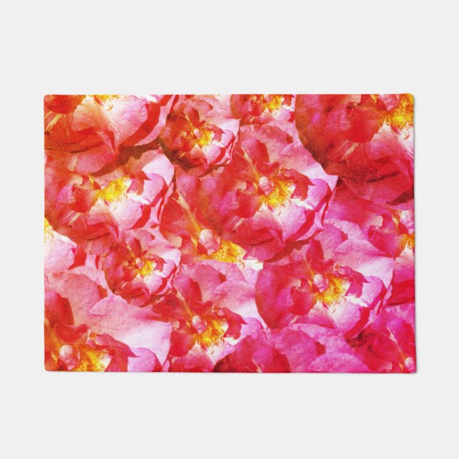 Paillasson Doux III, Roses roses roses roses rose motif flora (Devant)