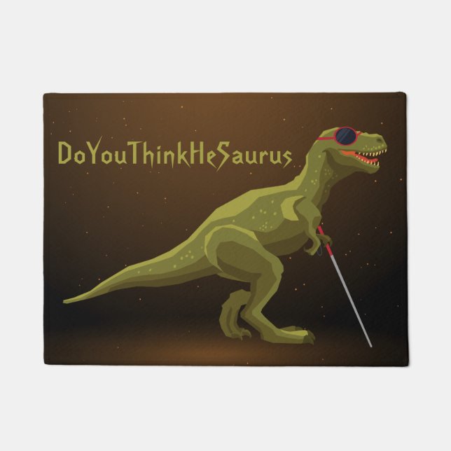 Paillasson DoYouThinkHeSaurus Dinosaur (Devant)