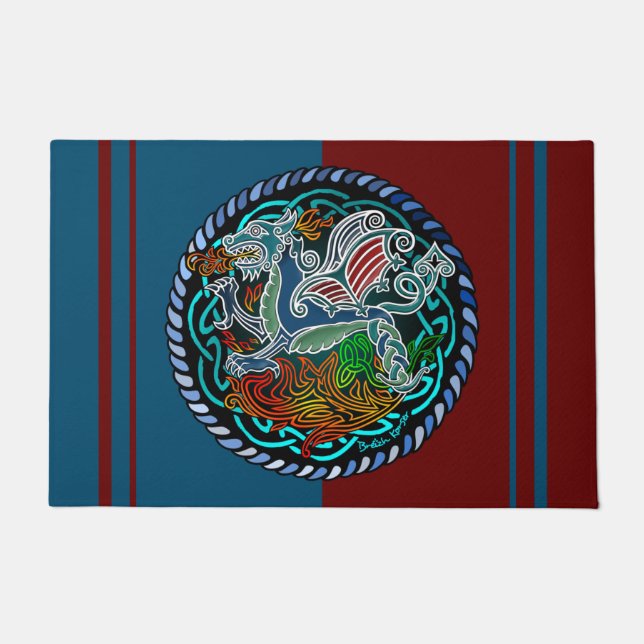 Paillasson Dragon celtique (Devant)